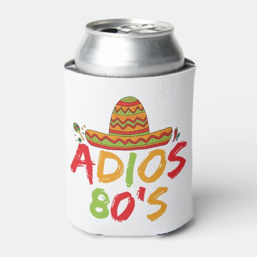 80誕生日メキシコパーティーシンコデマヨフィエスタ 缶クーラー (缶正面)