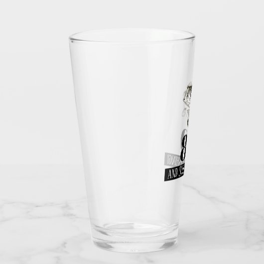 80誕生日ラーゲモウスベース魚釣りメンズ タンブラーグラス (右)