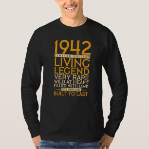 80誕生日リビングレジェンド1942 Tシャツ
