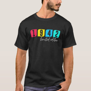 80誕生日レディースメンズ80年1942 31 Tシャツ