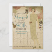 80誕生日ヴィンテージ1930s招待状新しい80 招待状 (正面)