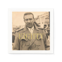 80誕生日写真男性モダン誕生日