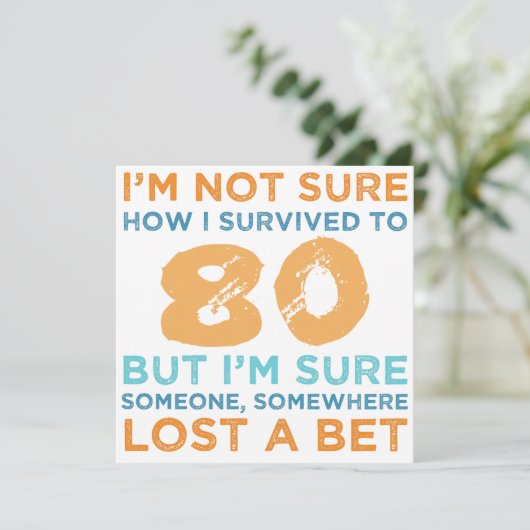 80誕生日凡例 カード (スタンド正面)