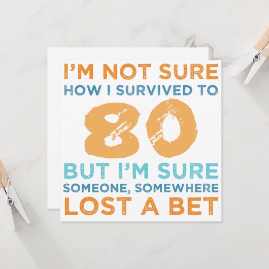 80誕生日凡例 カード (正面/裏面インサイチュ)