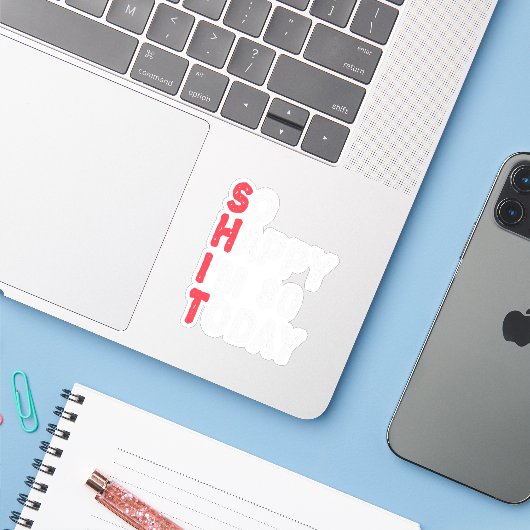 80誕生日嬉しい今日のギフト80おもしろいだ シール (ノートパソコンとiPhone)