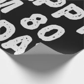 80誕生日嬉しい今日のギフト80おもしろいだ ラッピングペーパー (角)