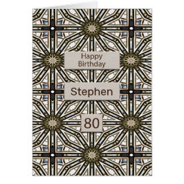 80誕生日抽象芸術デザイン