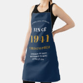 80誕生日生まれ1941青金ゴールドマン エプロン (インサイチュ)