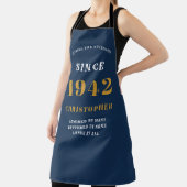 80誕生日生まれ1942青金ゴールドマン エプロン (インサイチュ)