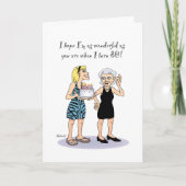 80誕生日祖母 カード (正面)