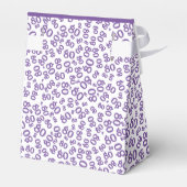 80誕生日紫のナンバーパターン フェイバーボックス (裏面サイド)