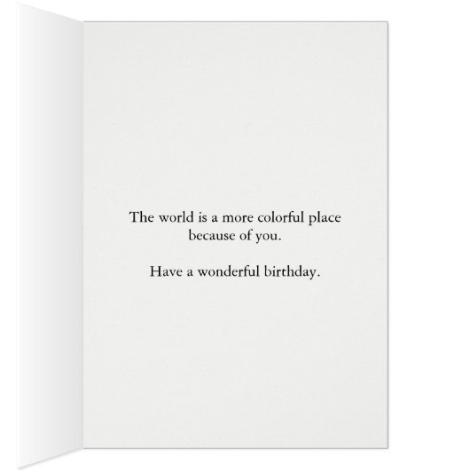 80誕生日紫デイジー (内側 (右))