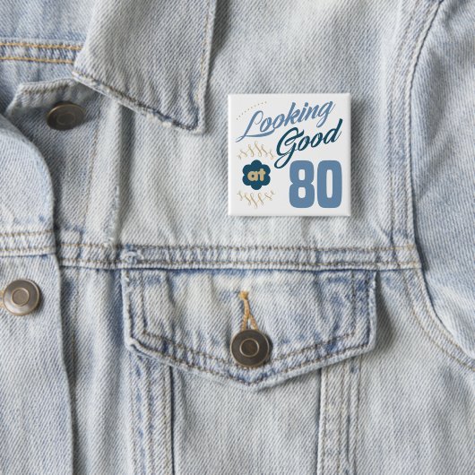 80誕生日良い 缶バッジ (インサイチュ)