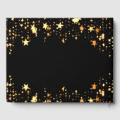 80誕生日黒金ゴールド星写真 ゲストブック (裏面)