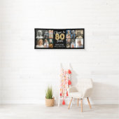 80誕生日20フォトコラージュ応援~80年 横断幕 (インサイチュ)