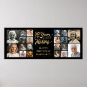 80誕生日20枚の写真80年の制作過程 ポスター (正面)