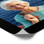 80誕生日51フォトコラージュ応援～80年 ポスター (角)