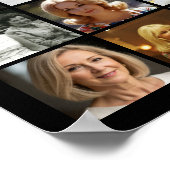 80誕生日55フォトコラージュ応援~80年 ポスター (角)