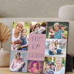 80誕生日7フォトコラージピンク フォトプラーク<br><div class="desc">写真のプラークとハッピー80誕生日パーソナライズされたを言いなさい。この写真テンプレートは、誕生日の挨拶の写真のコラージュに表示されお気に入りのる7枚の写真を追加するのまわりにために設定されている。タイポグラフィ読の単なる「80番目の誕生日の幸せカジュアル」。「80th」は実際に編集可能もしで、誕生日にこれを望ん違うだ。このデザインはピンクとダークグレーのカラーパレットを持っている – 編集可能な年齢の他の色は私の店で利用可能である。</div>