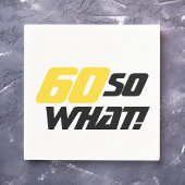 80誕生日80だから何/やる気を起こさせるパーティー スタンダードカクテルナプキン