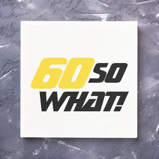 80誕生日80だから何/やる気を起こさせるパーティー スタンダードカクテルナプキン