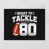 80誕生日80年カップル記念日に取り組む ポストカード (正面)