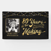 80誕生日80年メイキング・ライト 横断幕 (横)