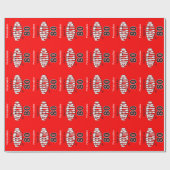 80誕生日|の第80誕生日で完全さに老化させる ラッピングペーパー (フラット)