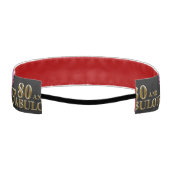 80誕生日 アスレチックヘッドバンド (裏面)