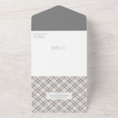 80誕生日 オールインワン招待状 (外側)