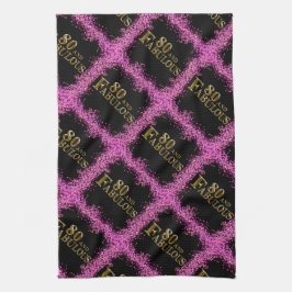 80誕生日 キッチンタオル