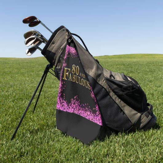 80誕生日 ゴルフタオル (グリーン)