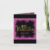 80誕生日 シーズンカード (正面)