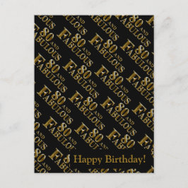 80誕生日 シーズンポストカード