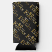 80誕生日 スリム缶クーラー (裏面)