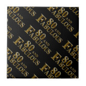 80誕生日 タイル (正面)