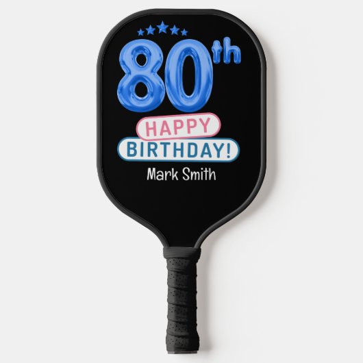 80誕生日 ピックルボールラケット (正面)