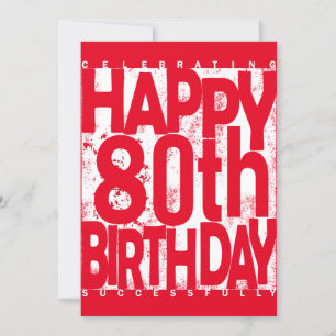 80誕生日 招待状