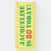 80誕生日 横断幕 (縦)