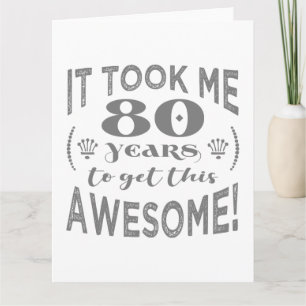 80誕生日 素晴らし カード