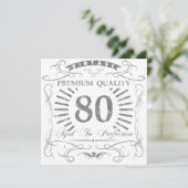80誕生日Gagギフト カード (スタンド正面)