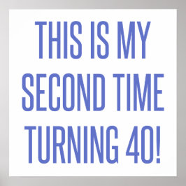 80誕生日Gagギフト ポスター