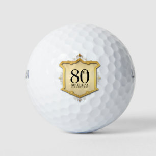 80誕生祝いヴィンテージフレームゴルフボール ゴルフボール