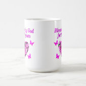 80賛美年のフローラデザイン コーヒーマグカップ (中央)