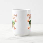 80賛美年の間、神によって蝶の写真 コーヒーマグカップ (中央)