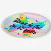 80賛美年間の神による紙プレート ペーパープレート (アングル)