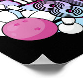 80転がボーリング80誕生日 ポスター (角)