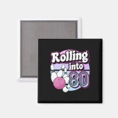 80転がボーリング80誕生日 マグネット (正面/裏面)