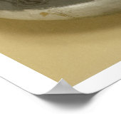 800色彩の鮮やか-400ハスティナプール市テラコッタ灰色の器 ポスター (角)