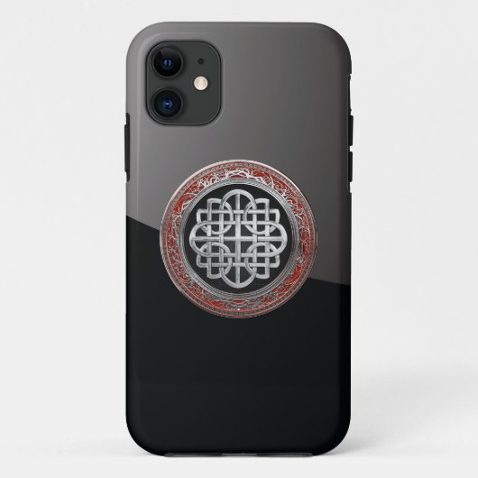 [800]聖ケルト銀ノットクロス Case-Mate iPhoneケース (裏面)